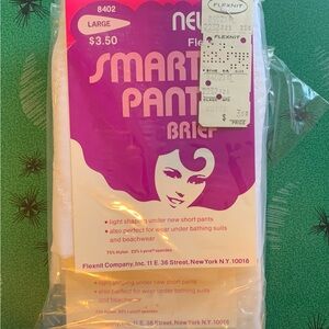 Lot of 3 VTG Unopened Flexnit Smarty Pants Brief NWT Size Large 29/30 Style 8402